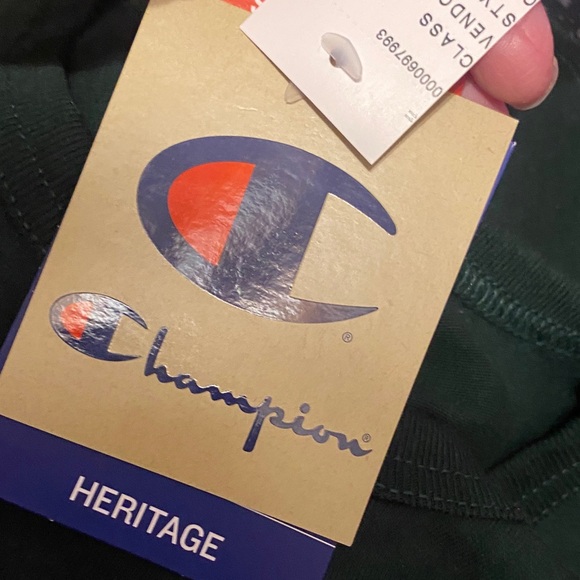 NWT, Men’s Size S Champion Pine Green Short Sleeve Tee W/ Logo Embroidery - Picture 11 of 15